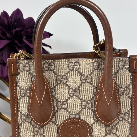 Stunning Gucci Mono Interlocking G Mini Bag Sold - Picture 4 of 14